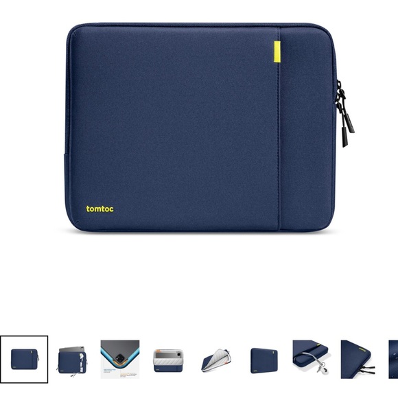 NWT tomtoc Defender-A13 Laptop Sleeve for 16 inch MacBook Pro - Picture 5 of 10